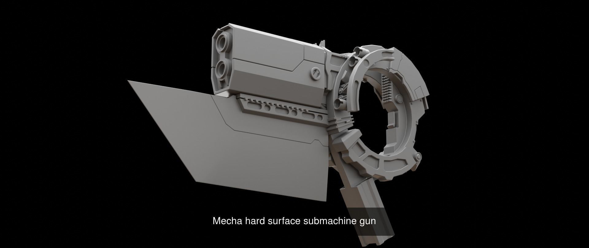 Mecha hard surface weapons collection _6