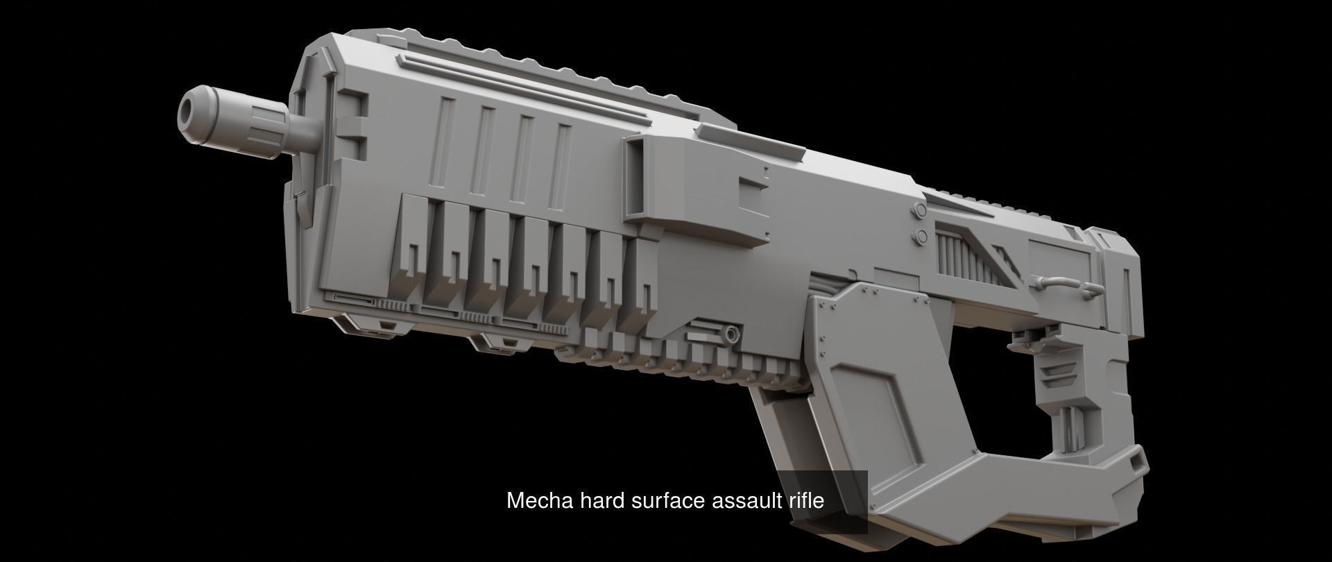 Mecha hard surface weapons collection _3