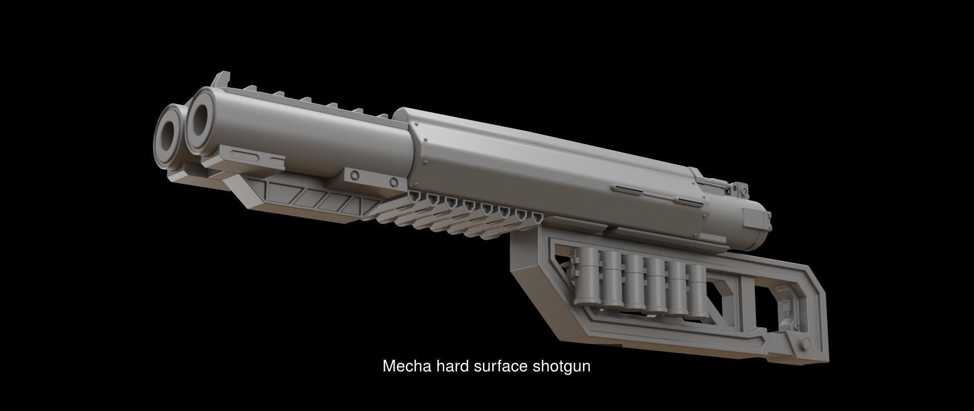 Mecha hard surface weapons collection _8