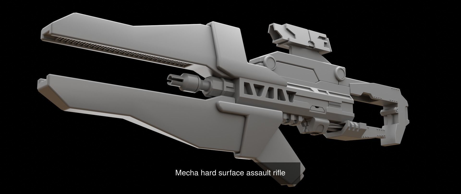 Mecha hard surface weapons collection _2