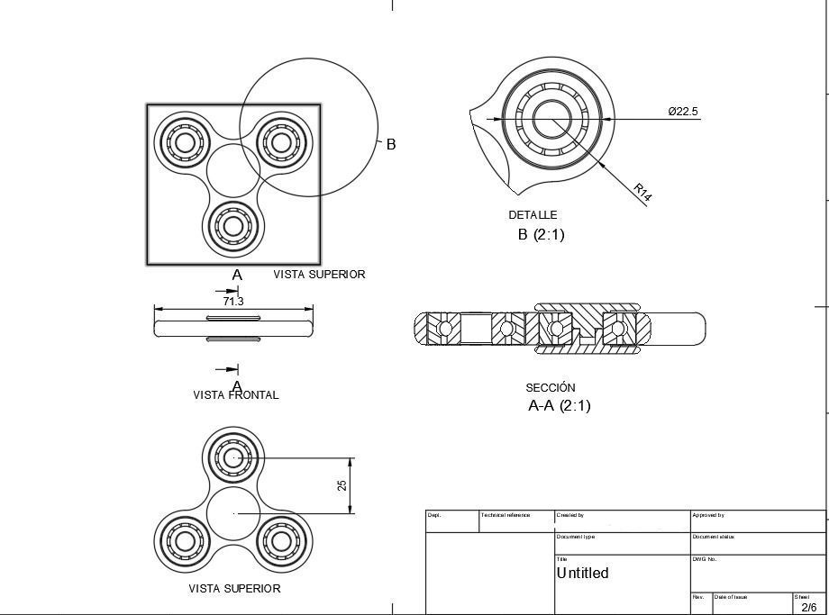 Fidget Spinner 3D model_3