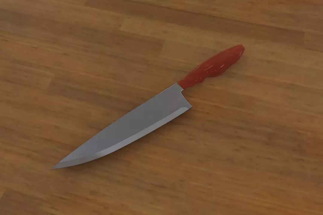 Kitchen Knife 3D model_0