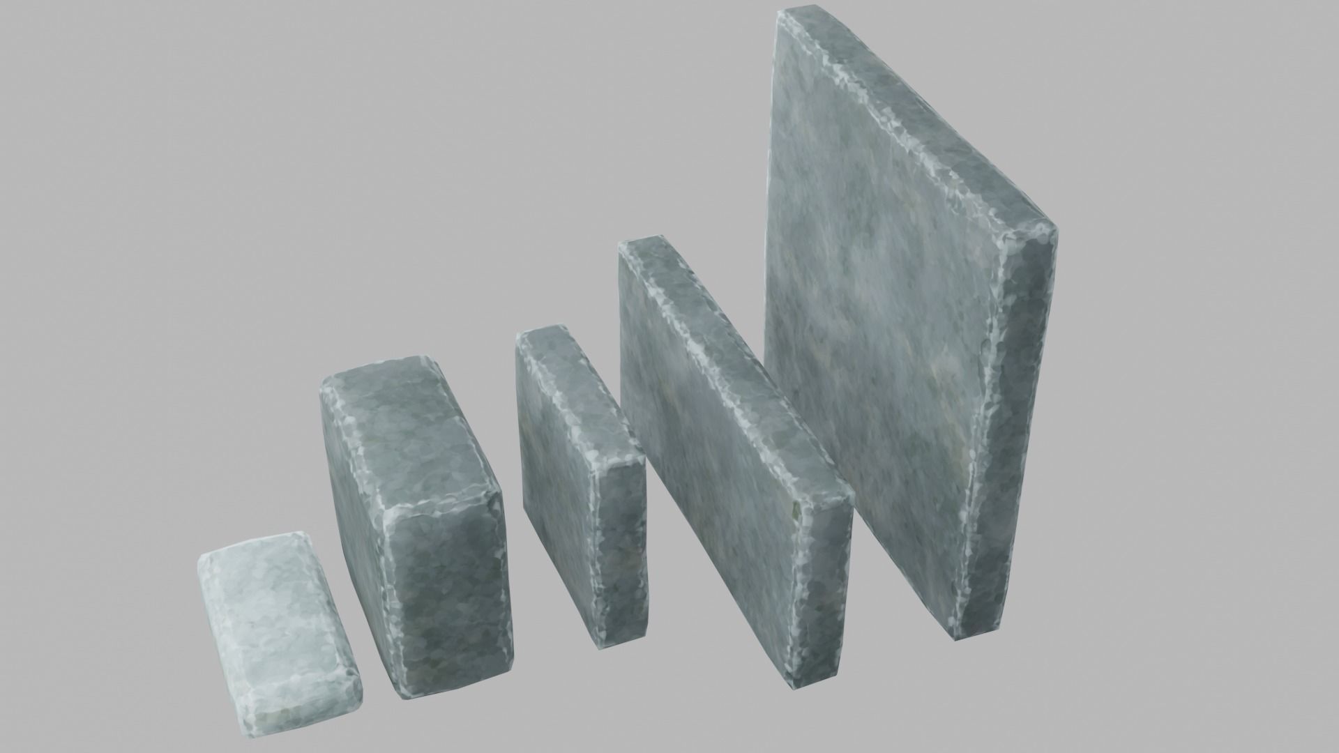 Modular Dungeon Assets - Pack 01 Low-poly 3D model_32