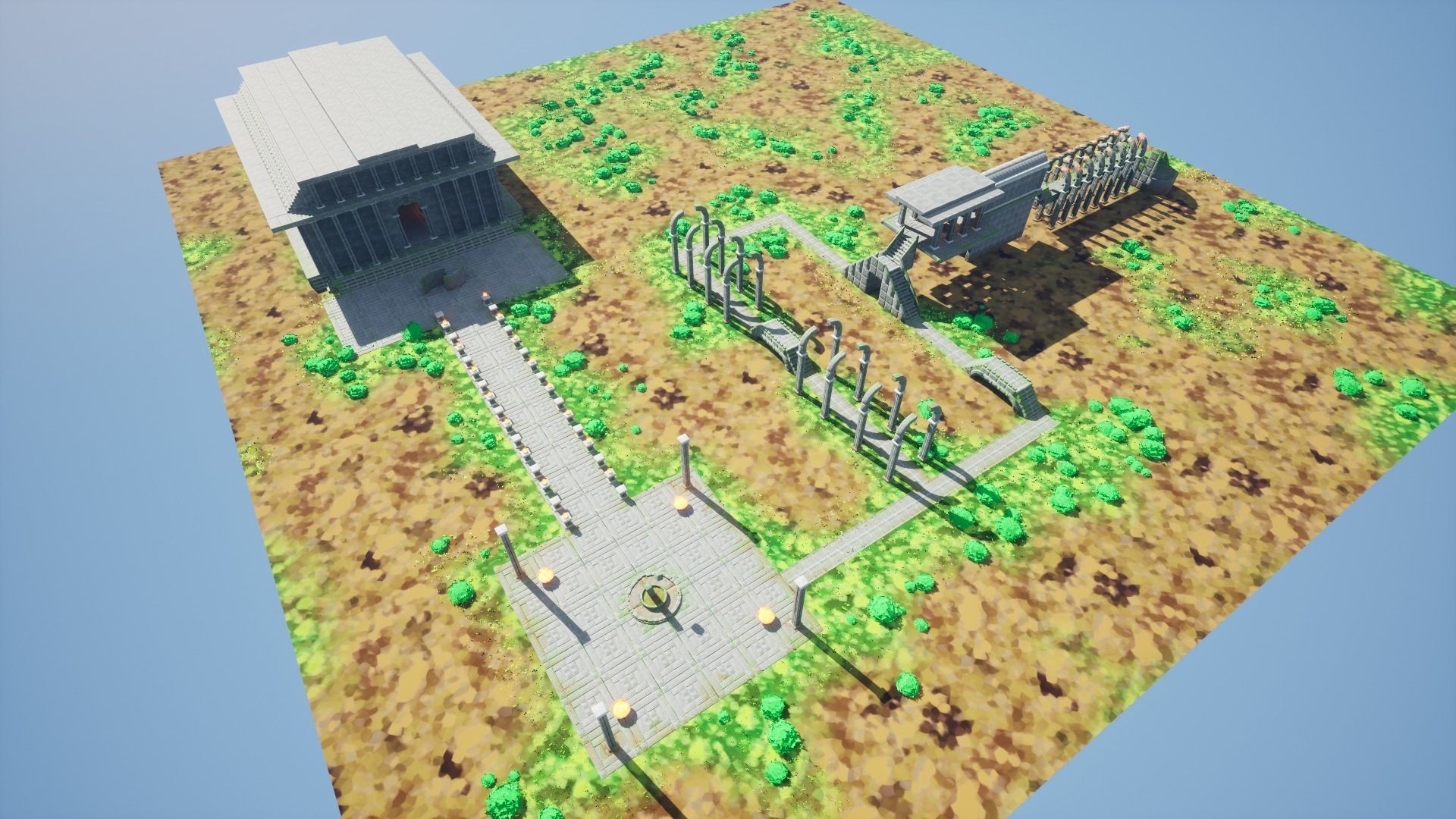 Modular Dungeon Assets - Pack 01 Low-poly 3D model_18