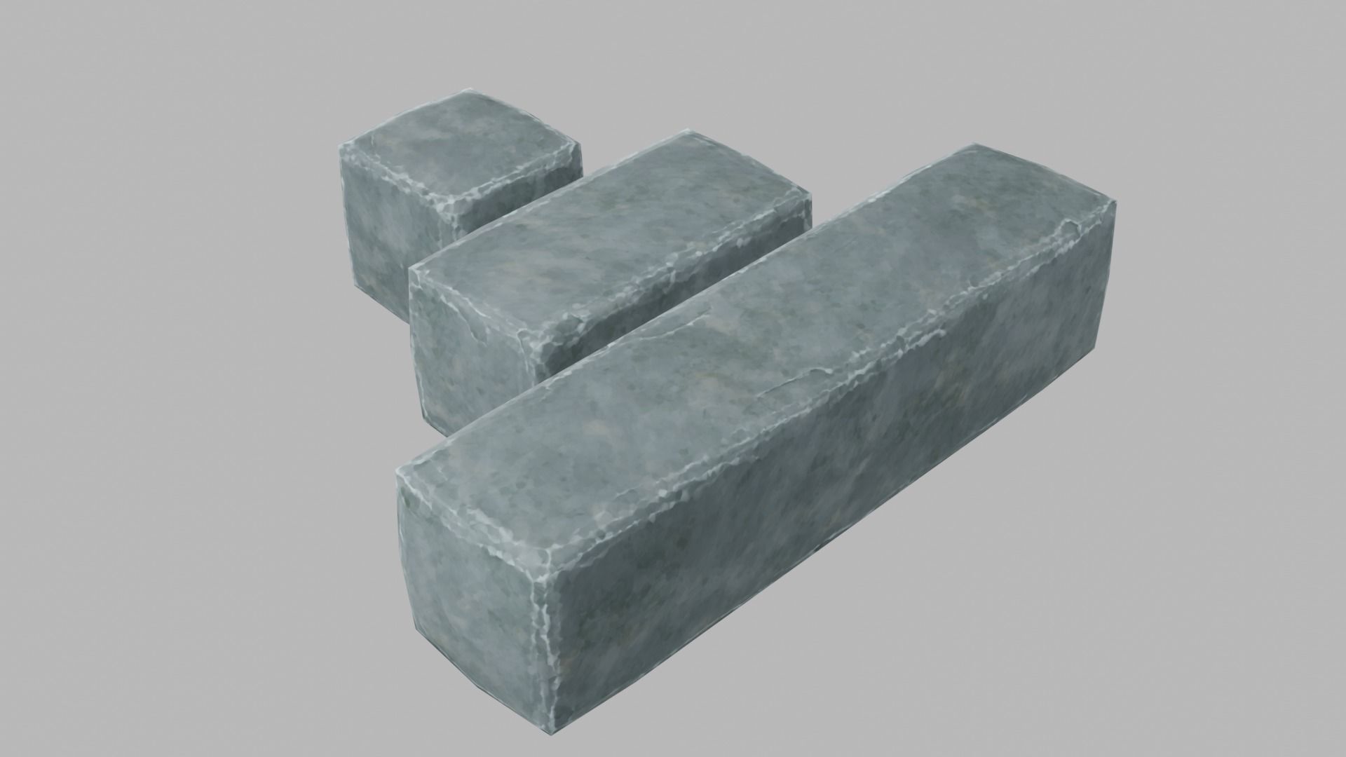 Modular Dungeon Assets - Pack 01 Low-poly 3D model_29