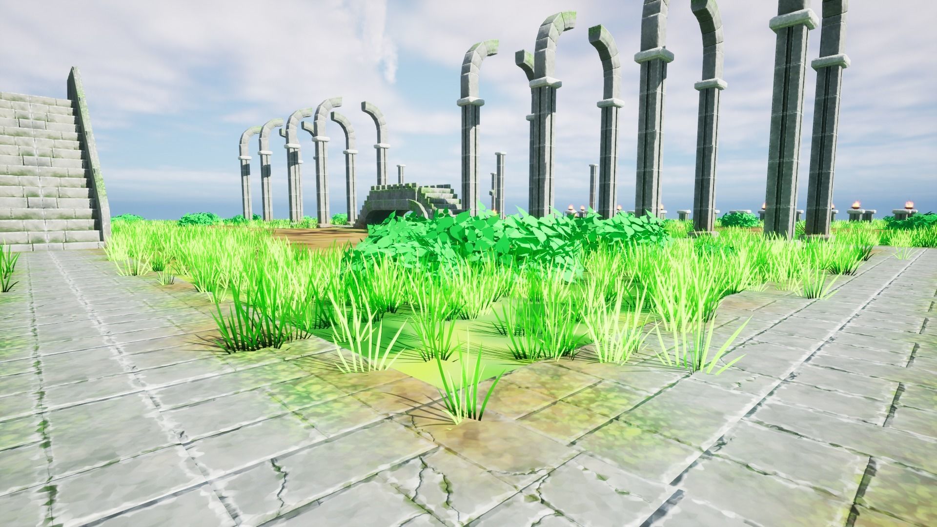 Modular Dungeon Assets - Pack 01 Low-poly 3D model_6