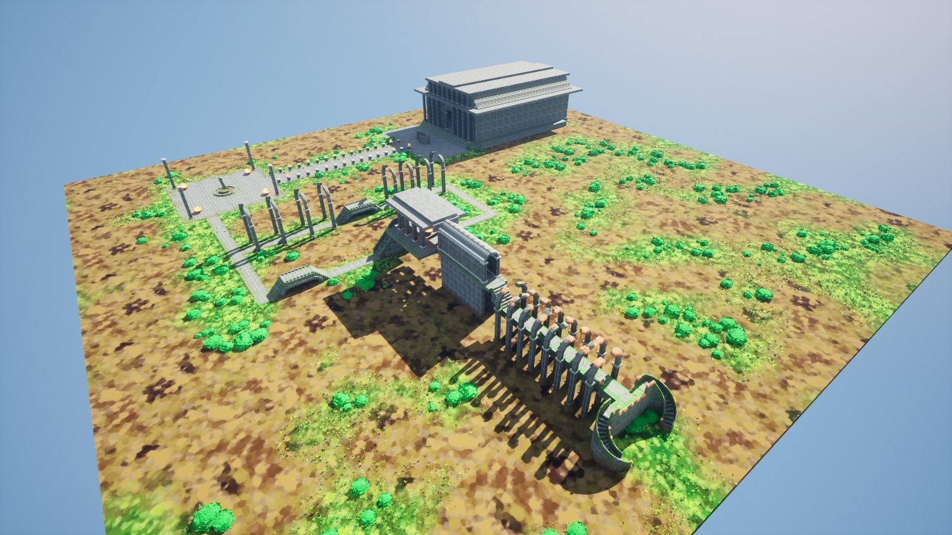 Modular Dungeon Assets - Pack 01 Low-poly 3D model_17