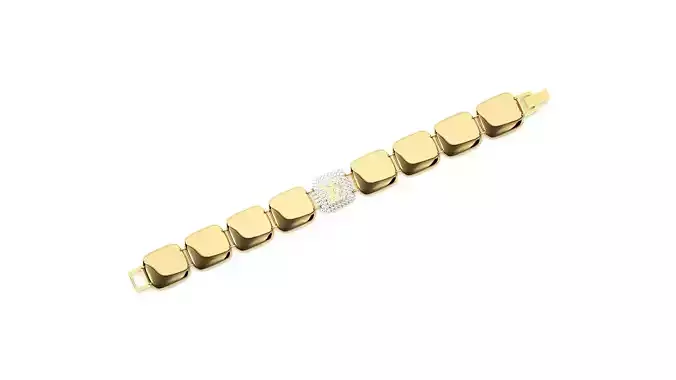 Diamond Bracelet 3D print model