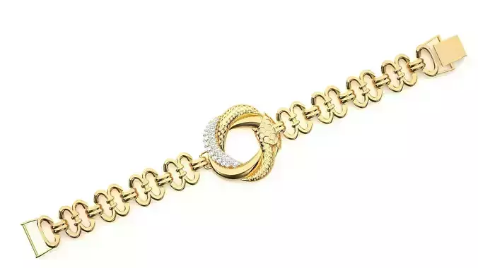 Diamond Bracelet 3D print model