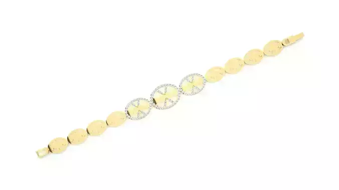 Diamond Bracelet 3D print model