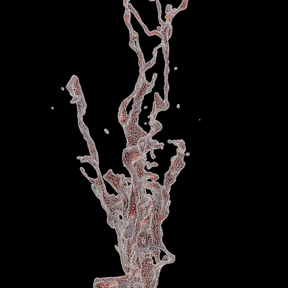 Animated Blood Splash SlowMo 6 3D model_9