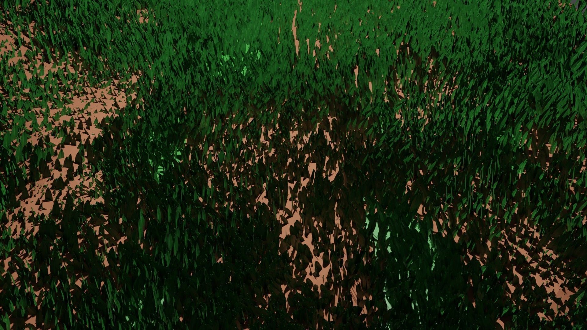 muddy grass land 3D model_1