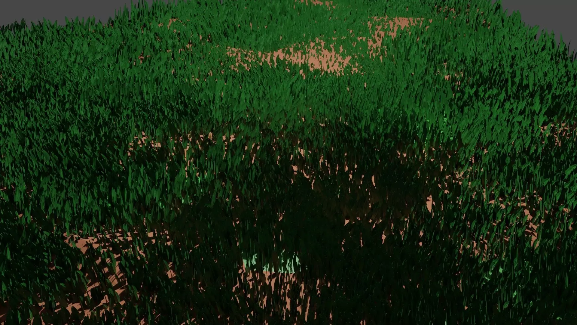 muddy grass land 3D model_0
