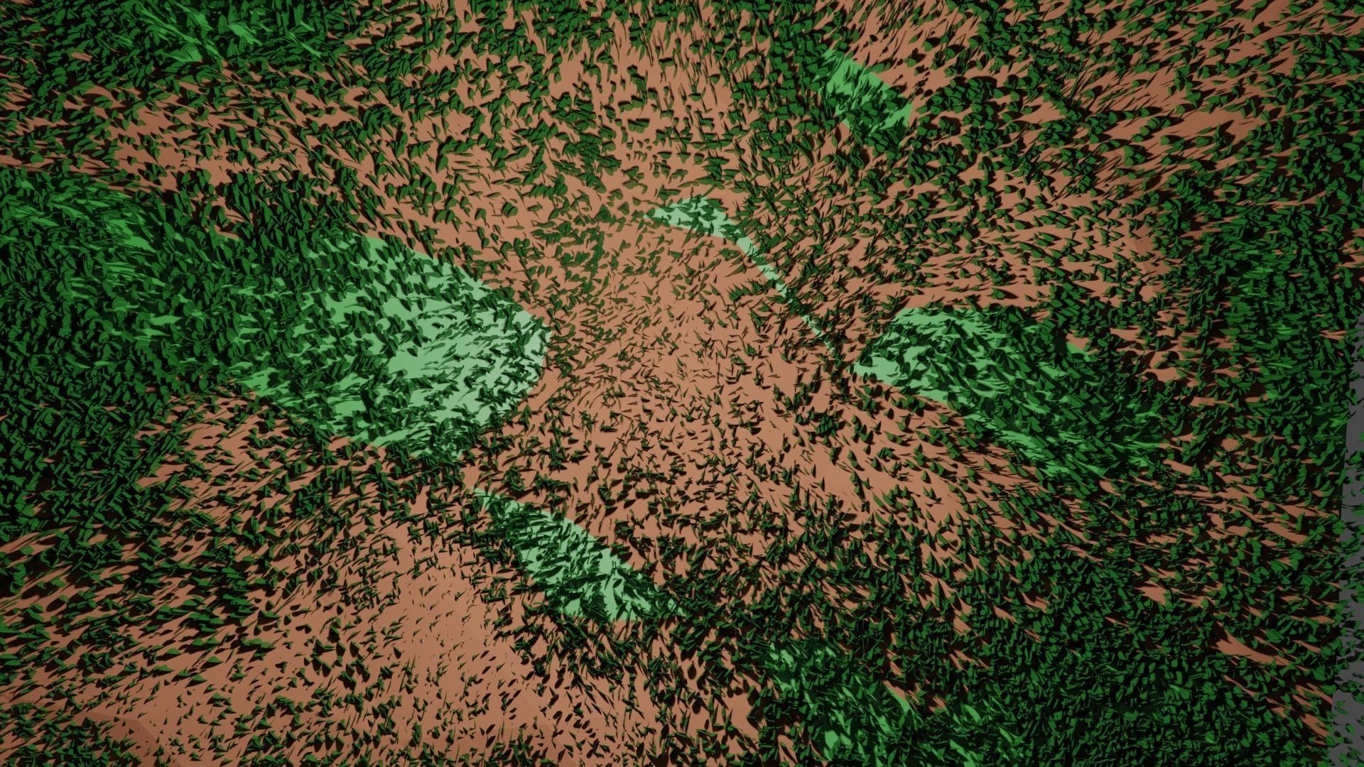 muddy grass land 3D model_2