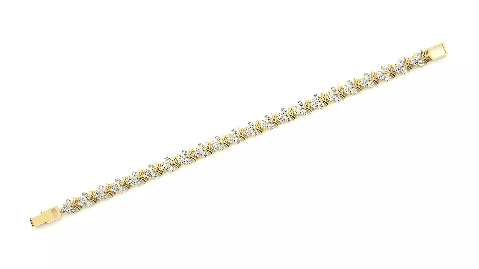 Diamond Bracelet 3D print model 3D print model