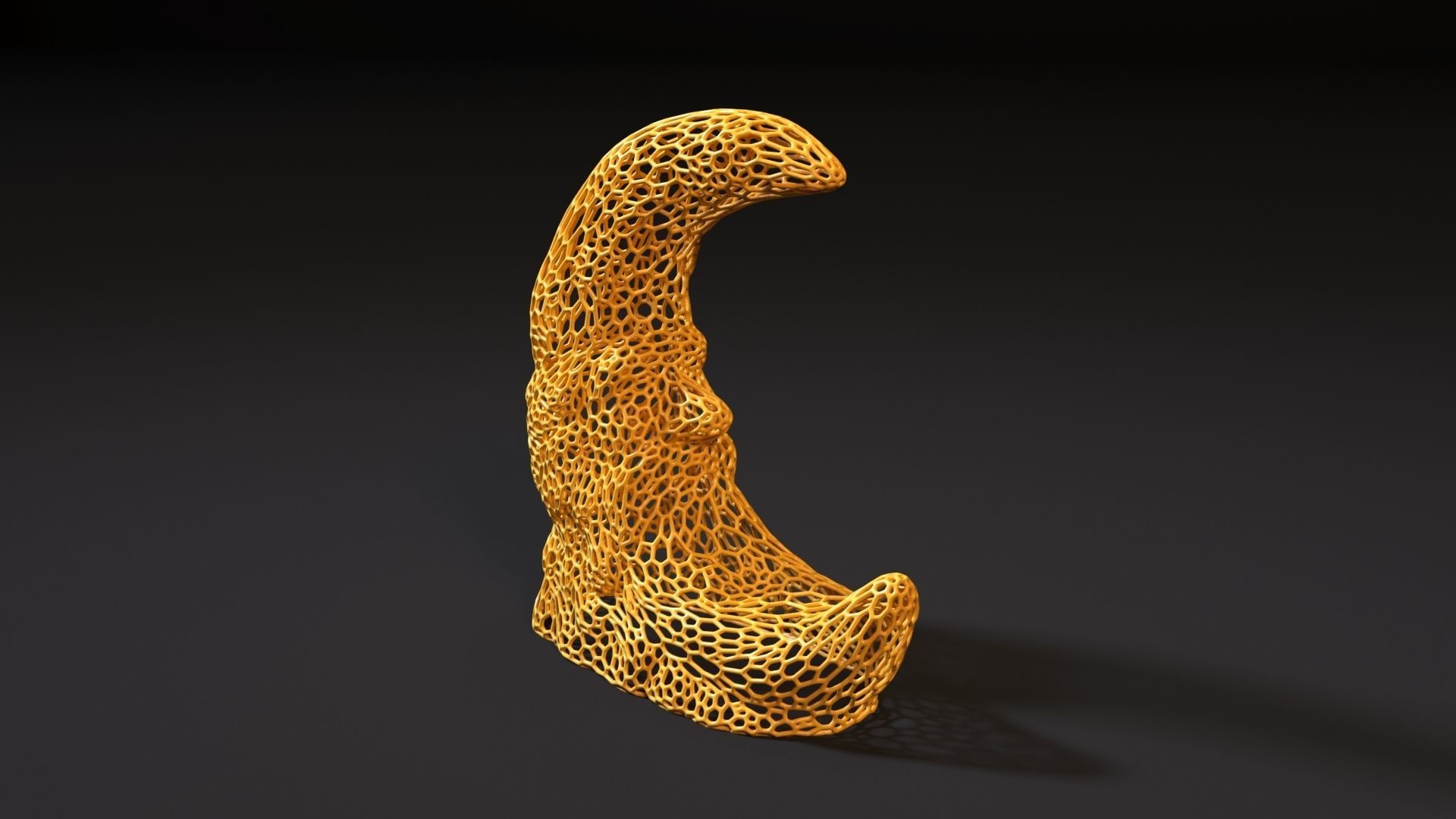 Moon lamp 3D print model_1