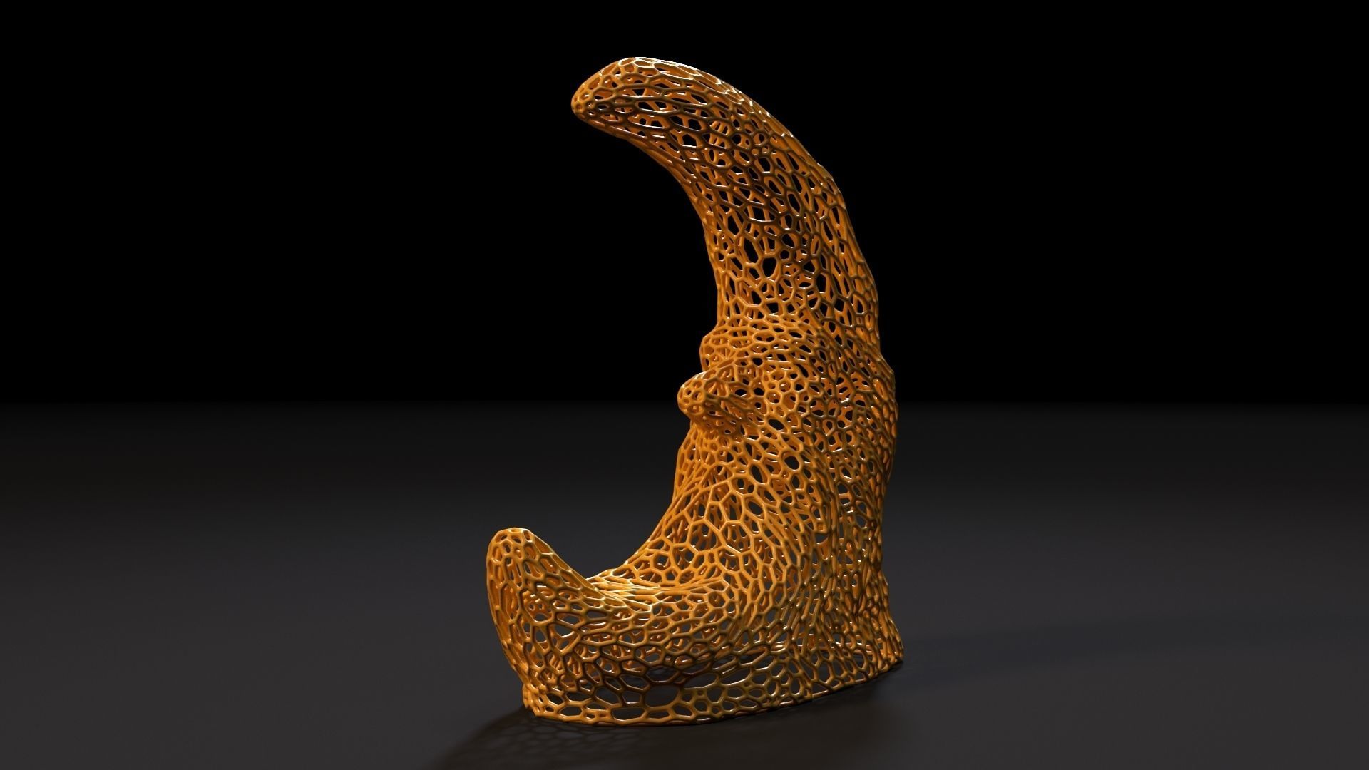 Moon lamp 3D print model_3