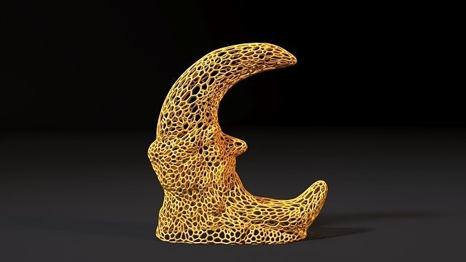 Moon lamp 3D print model