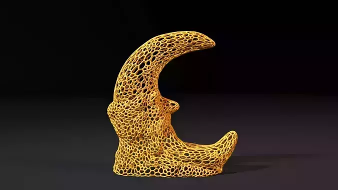 Moon lamp 3D print model