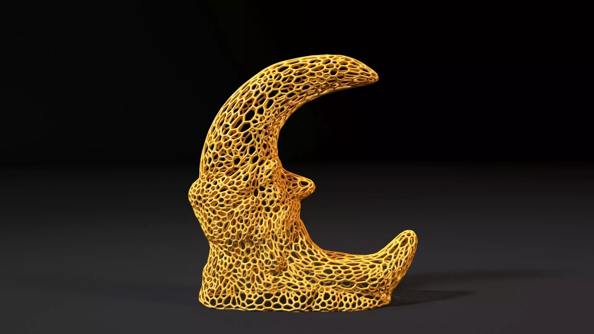 Moon lamp 3D print model_0