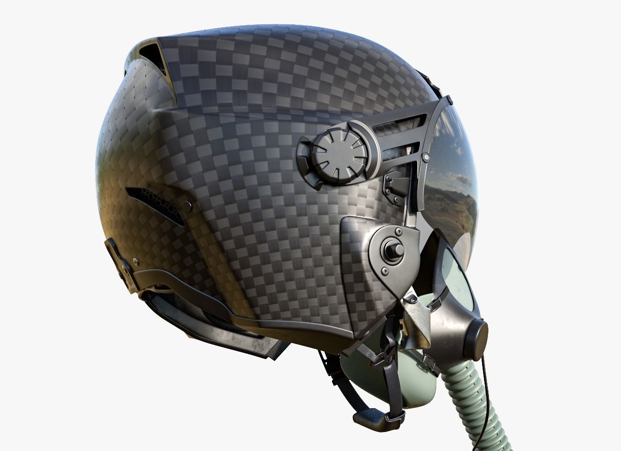 AV 2 NGFWH LIFT Airborne Pilot Helmet 3D model_5