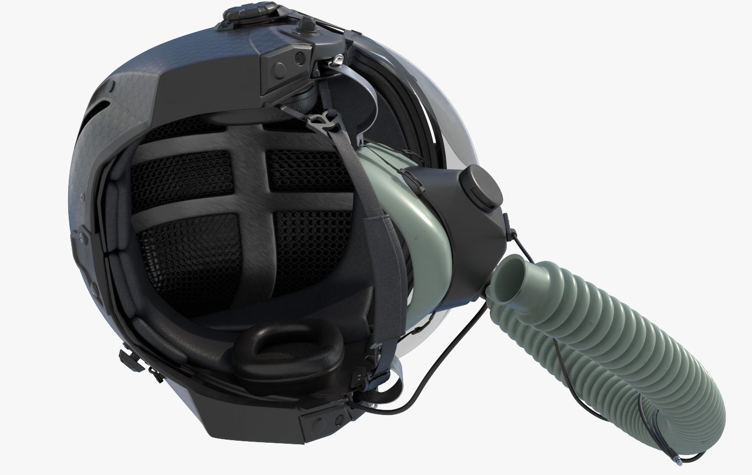 AV 2 NGFWH LIFT Airborne Pilot Helmet 3D model_4