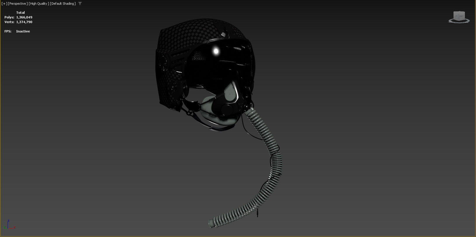 AV 2 NGFWH LIFT Airborne Pilot Helmet 3D model_8