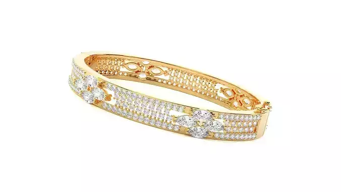 Diamond Bracelet 3D print model