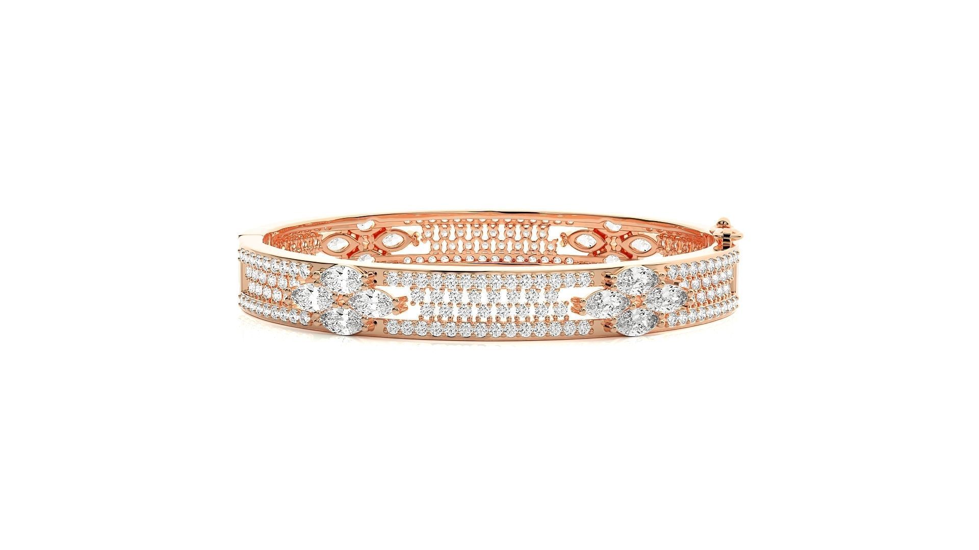 Diamond Bracelet 3D print model 3D print model_1