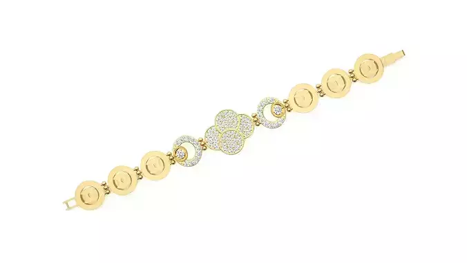 Diamond Bracelet 3D print model