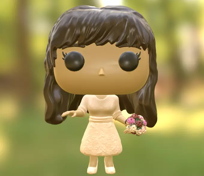 Funko Novia Bride 3D print model_0