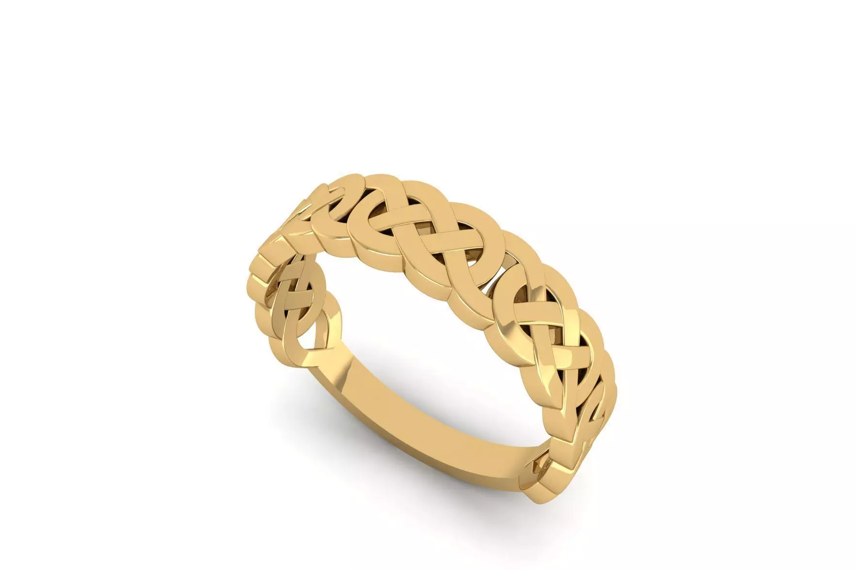 Celtic Knot Ring R 218 3D print model_0
