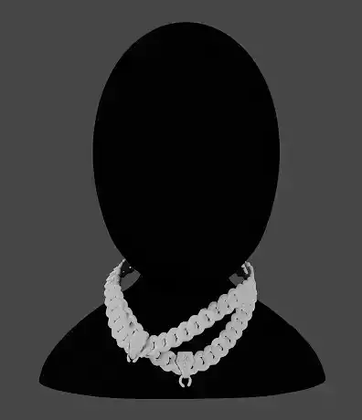 elegant double Cuban Chain