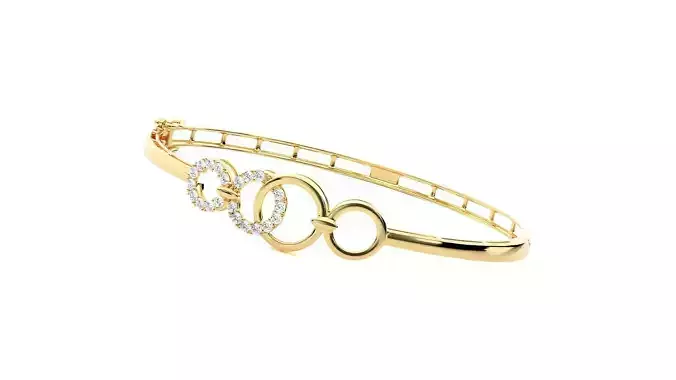 Diamond Bracelet 3D print model  