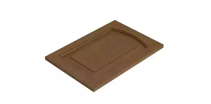 Painel Falso de Porta Faux Raised Door Panel 3D model