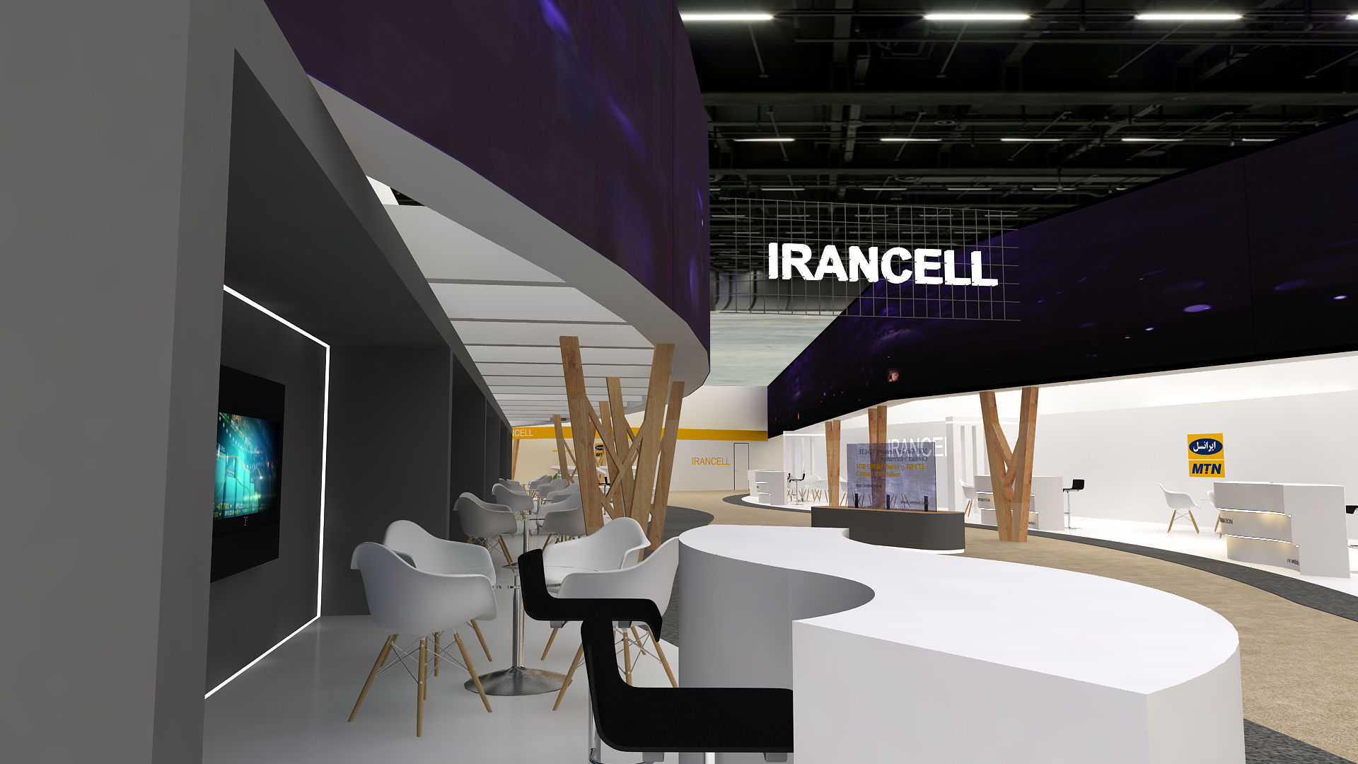 Hall exhibition 3D model_13