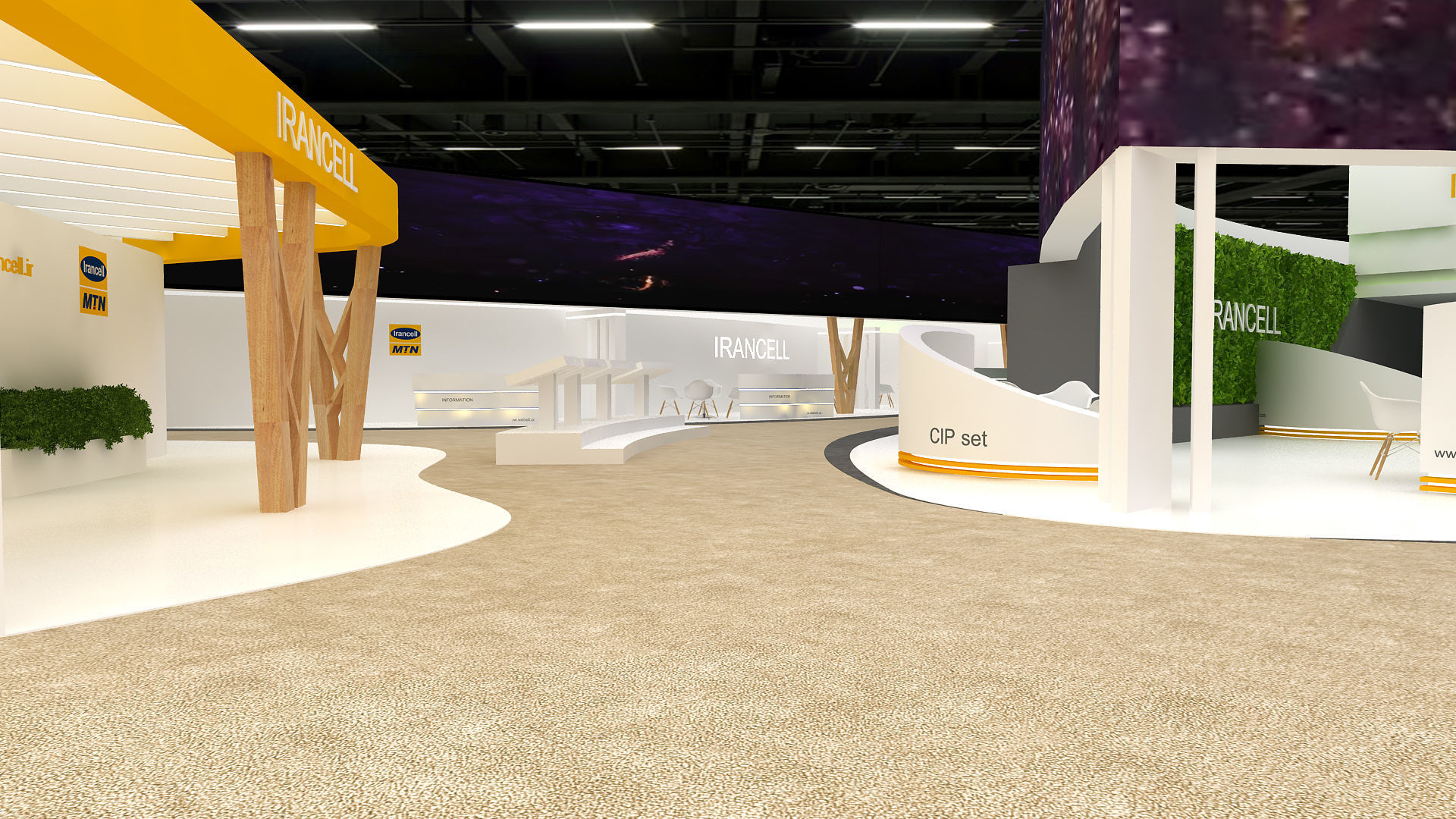 Hall exhibition 3D model_18