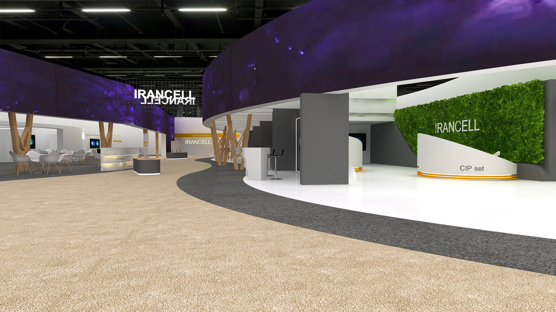 Hall exhibition 3D model_15