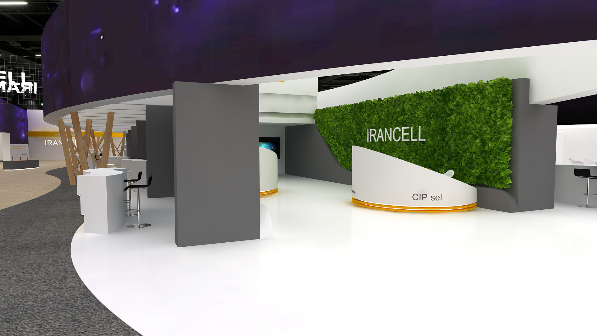 Hall exhibition 3D model_14