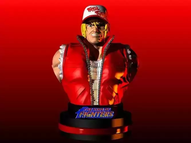 TERRY BOGARD SNK KING OF FIGHTERS KOF ARCADE BUST FATAL FURY 3D print model