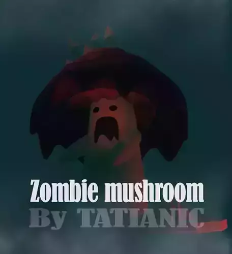 ZOMBIE MUSHROOM 3D print model