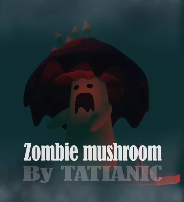 ZOMBIE MUSHROOM 3D print model_0