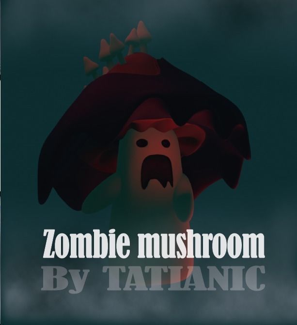 ZOMBIE MUSHROOM 3D print model_2