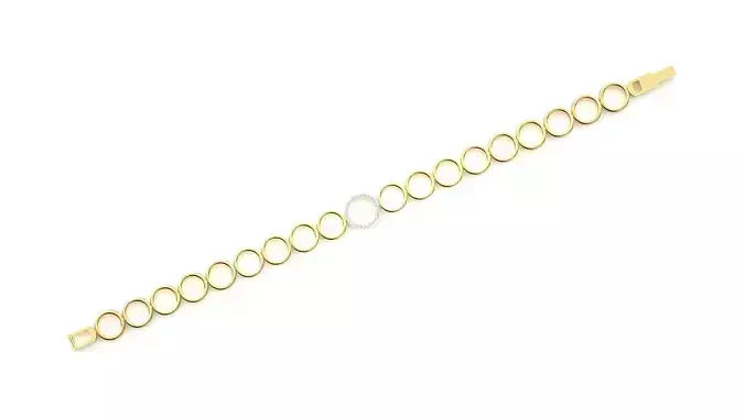 Diamond Bracelet 3D print model