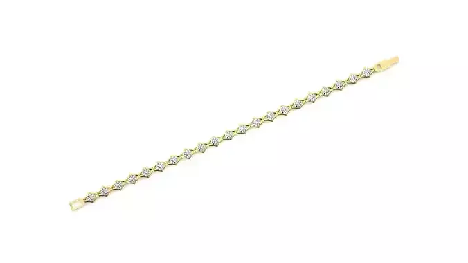 Diamond Bracelet 3D print model