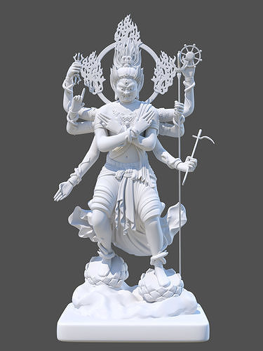  MingWang -Buddhist Sculpture 3D model