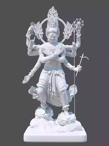  MingWang -Buddhist Sculpture 3D model