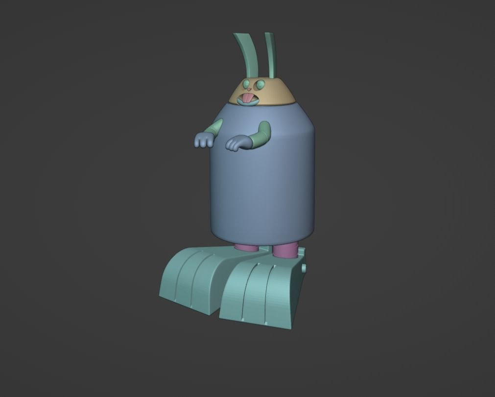 Rabbot from Aqua Teen Hunger Force 3D print model_4