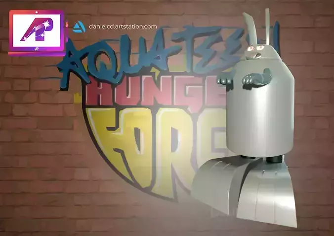 Rabbot from Aqua Teen Hunger Force 3D print model