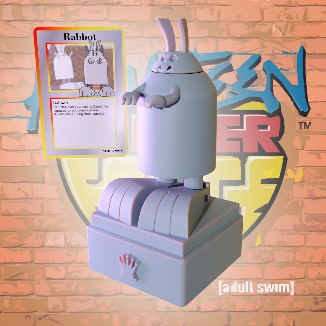 Rabbot from Aqua Teen Hunger Force 3D print model_2